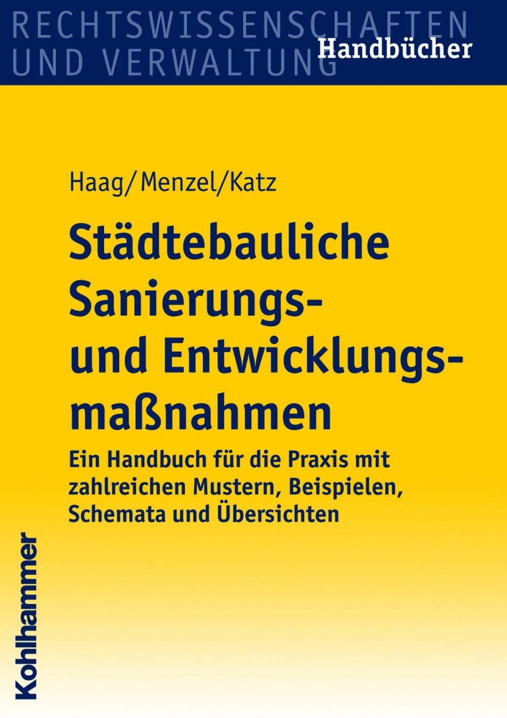 Big bigCover of Städtebauliche Sanierungs- und Entwicklungsmaßnahmen