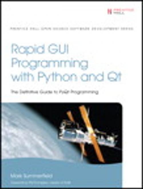 Cover of the book Rapid GUI Programming with Python and Qt by Mark Summerfield, Pearson Education