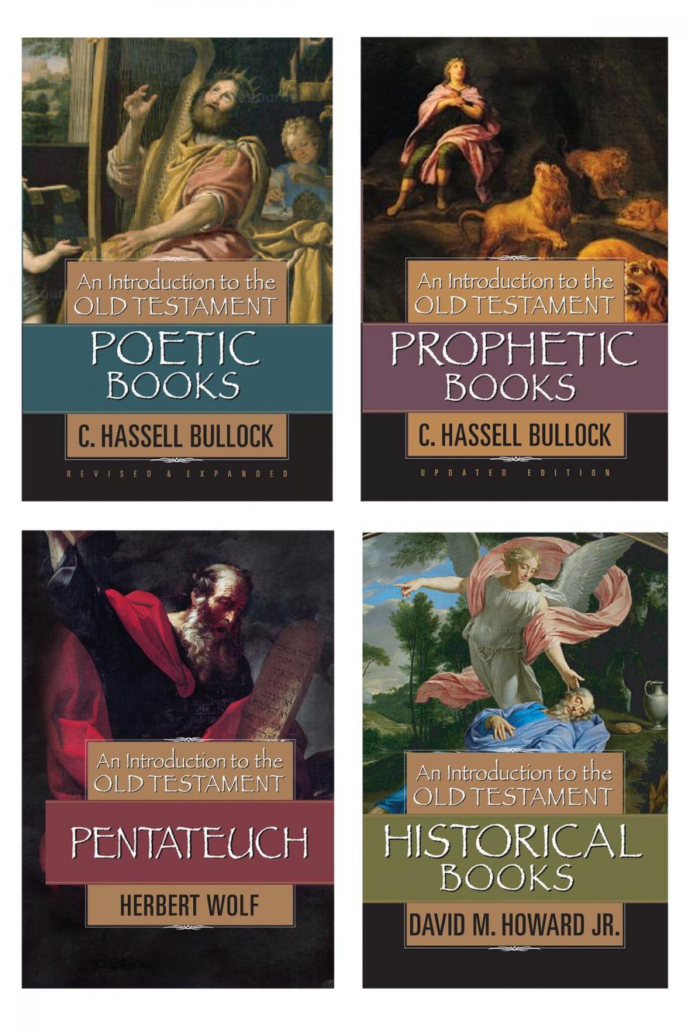 Big bigCover of Introduction to the Old Testament, set of four books (Prophetic, Poetic, Pentateuch, Historical)