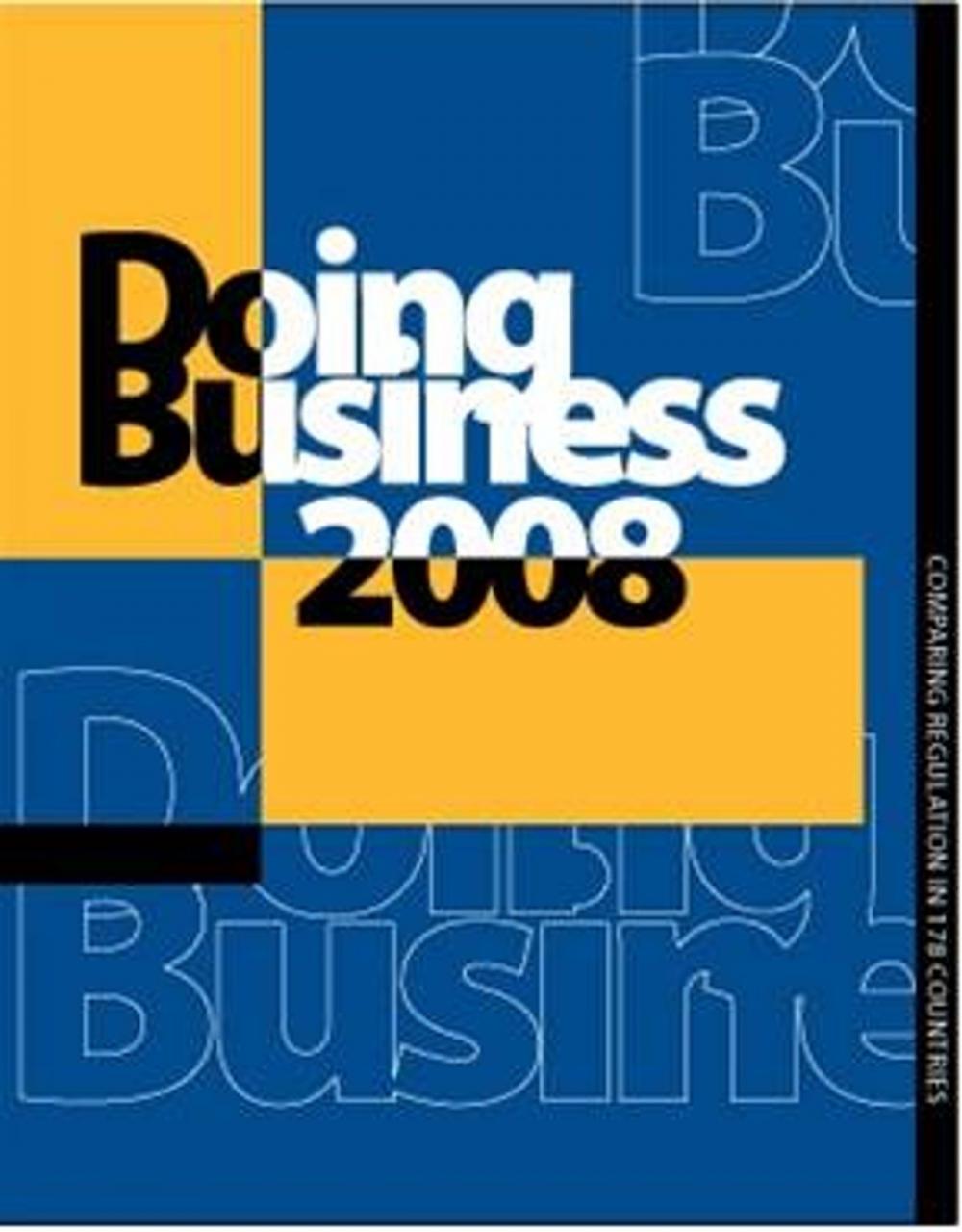 Big bigCover of Doing Business 2008