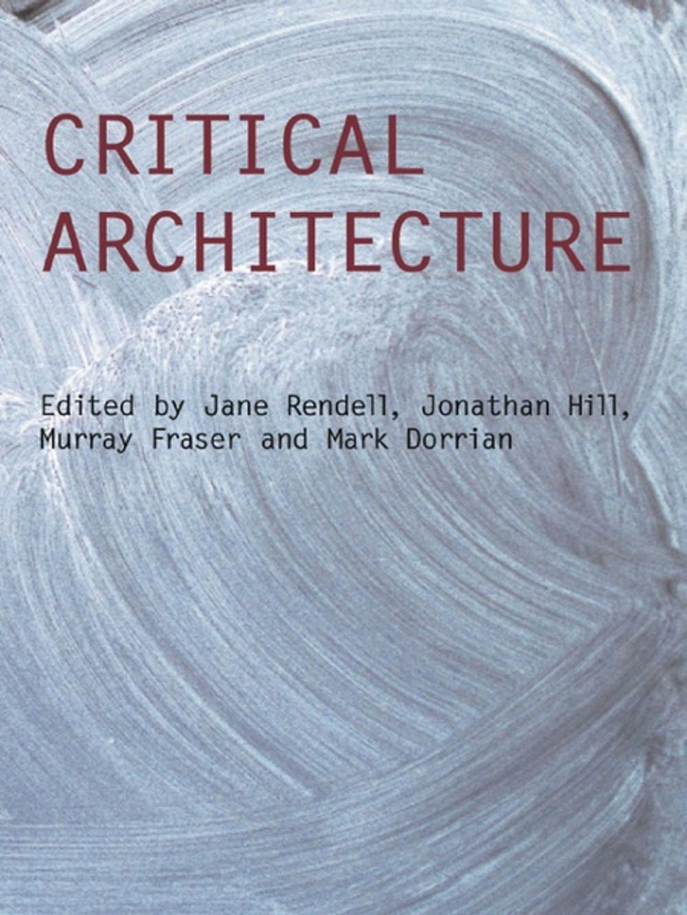 Big bigCover of Critical Architecture