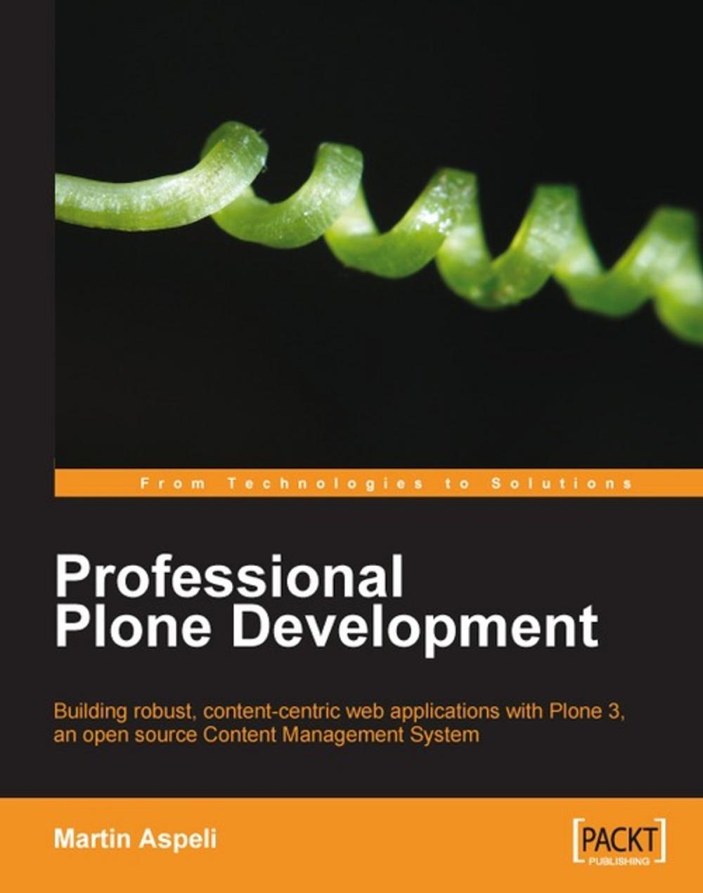 Big bigCover of Professional Plone Development