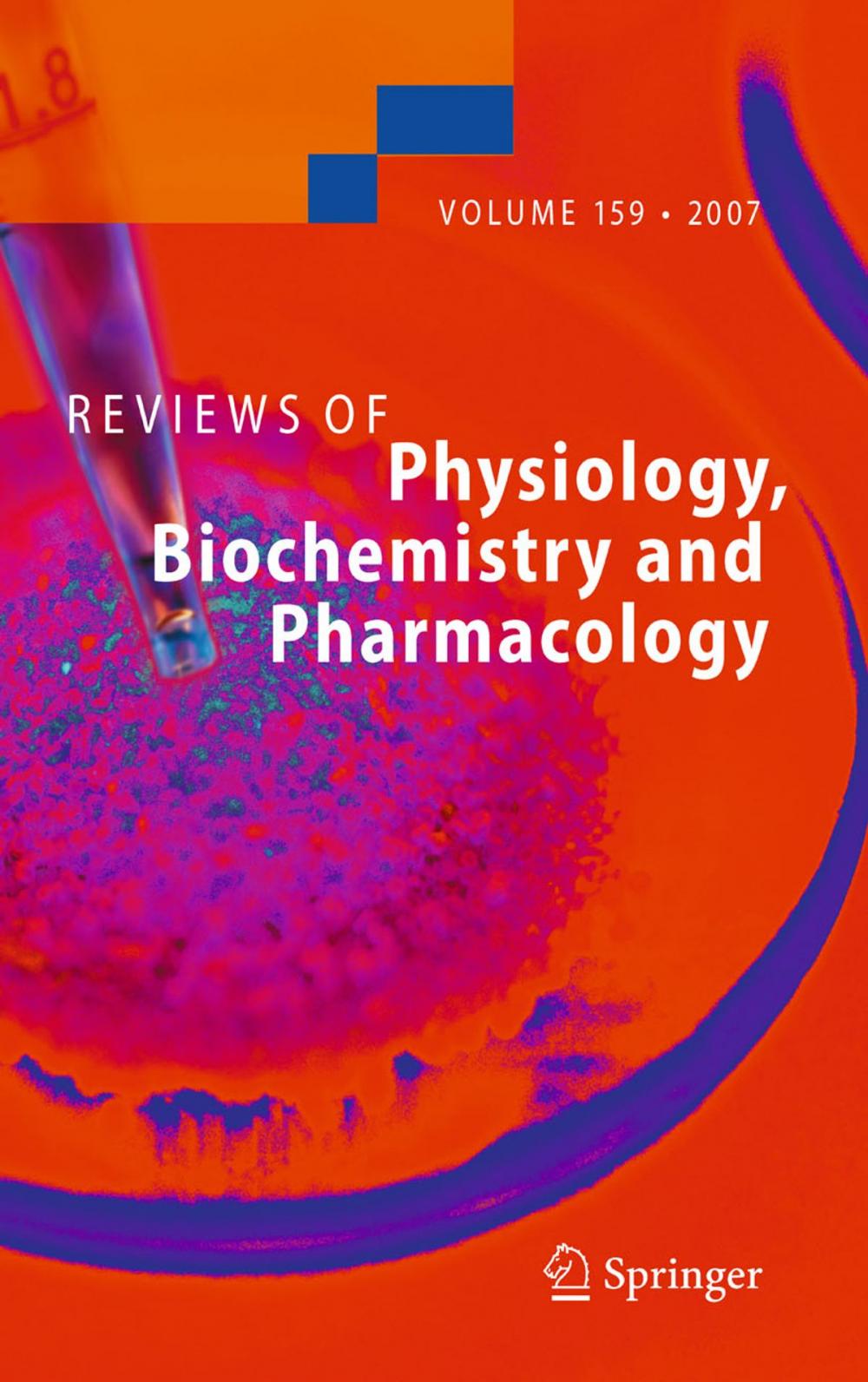 Big bigCover of Reviews of Physiology, Biochemistry and Pharmacology 159