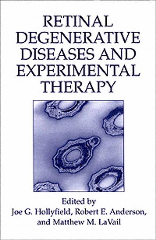 Cover of the book Retinal Degenerative Diseases and Experimental Therapy by , Springer US