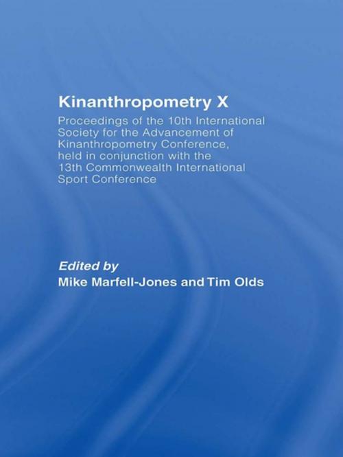 Cover of the book Kinanthropometry X by , Taylor and Francis