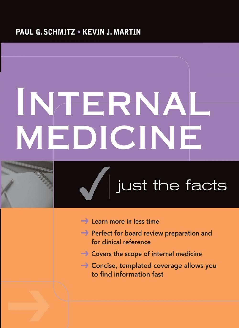 Big bigCover of Internal Medicine: Just the Facts