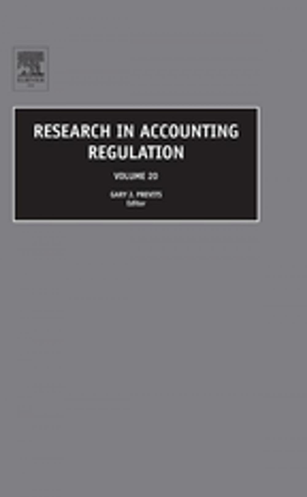 Big bigCover of Research in Accounting Regulation