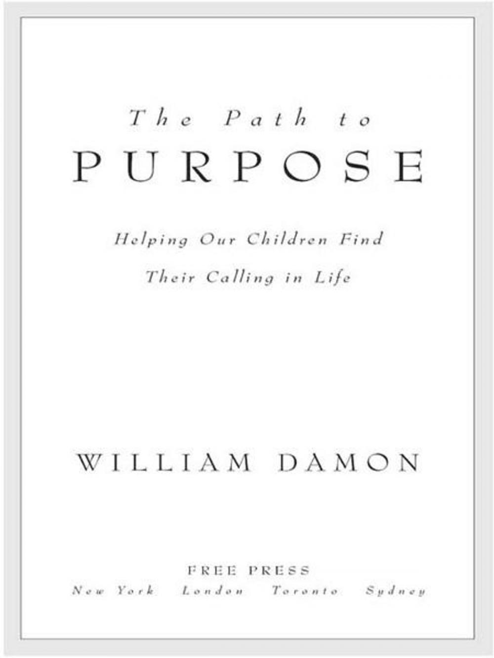 Big bigCover of The Path to Purpose