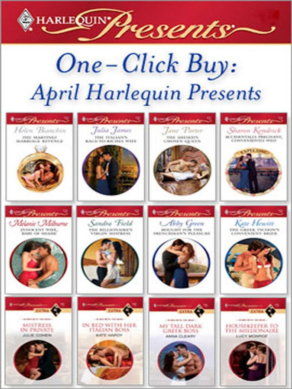 Big bigCover of One-Click Buy: April Harlequin Presents