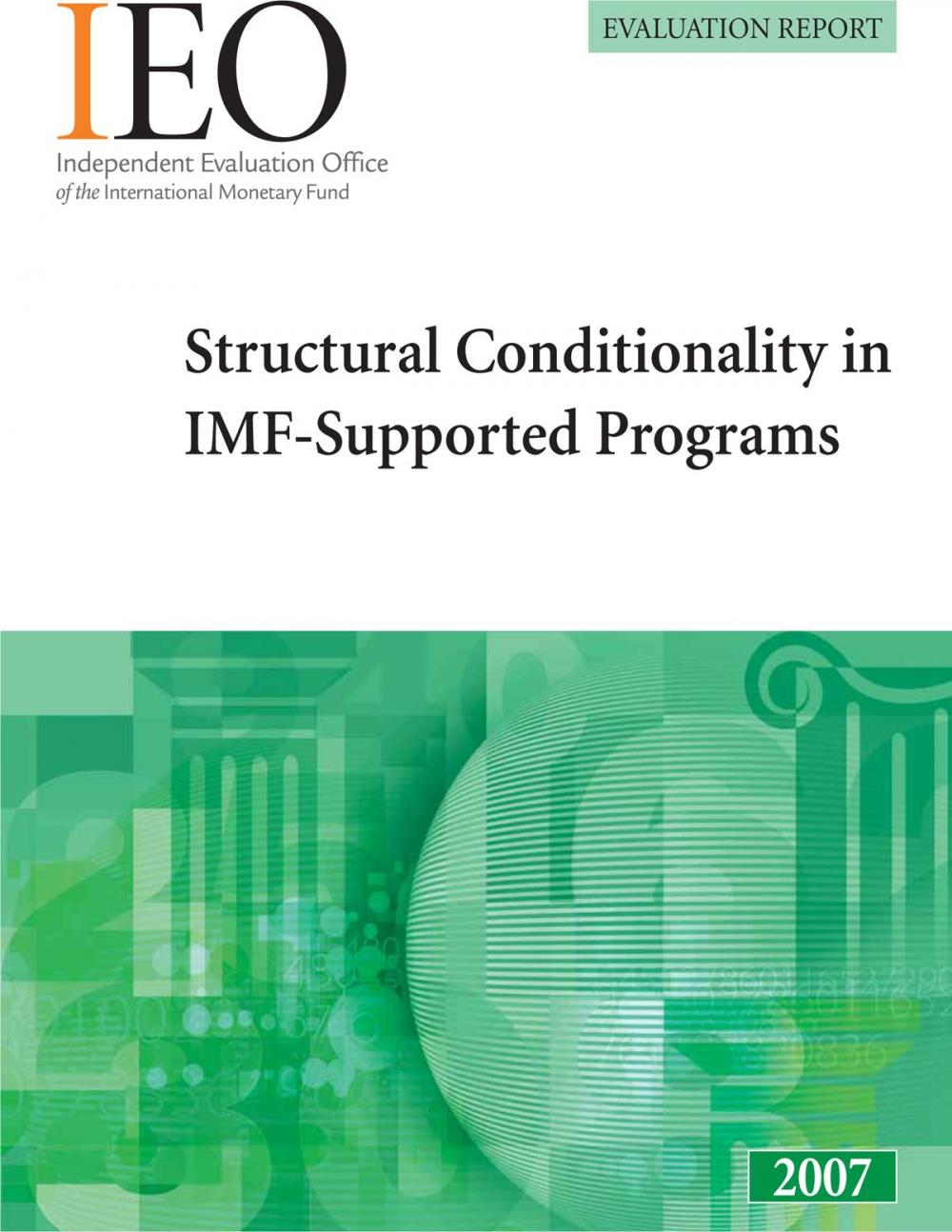 Big bigCover of Structural Conditionality in IMF-Supported Programs