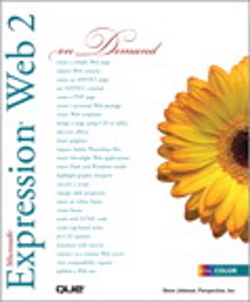 Cover of the book Microsoft Expression Web 2 On Demand by Steve Johnson, Perspection Inc., Pearson Education