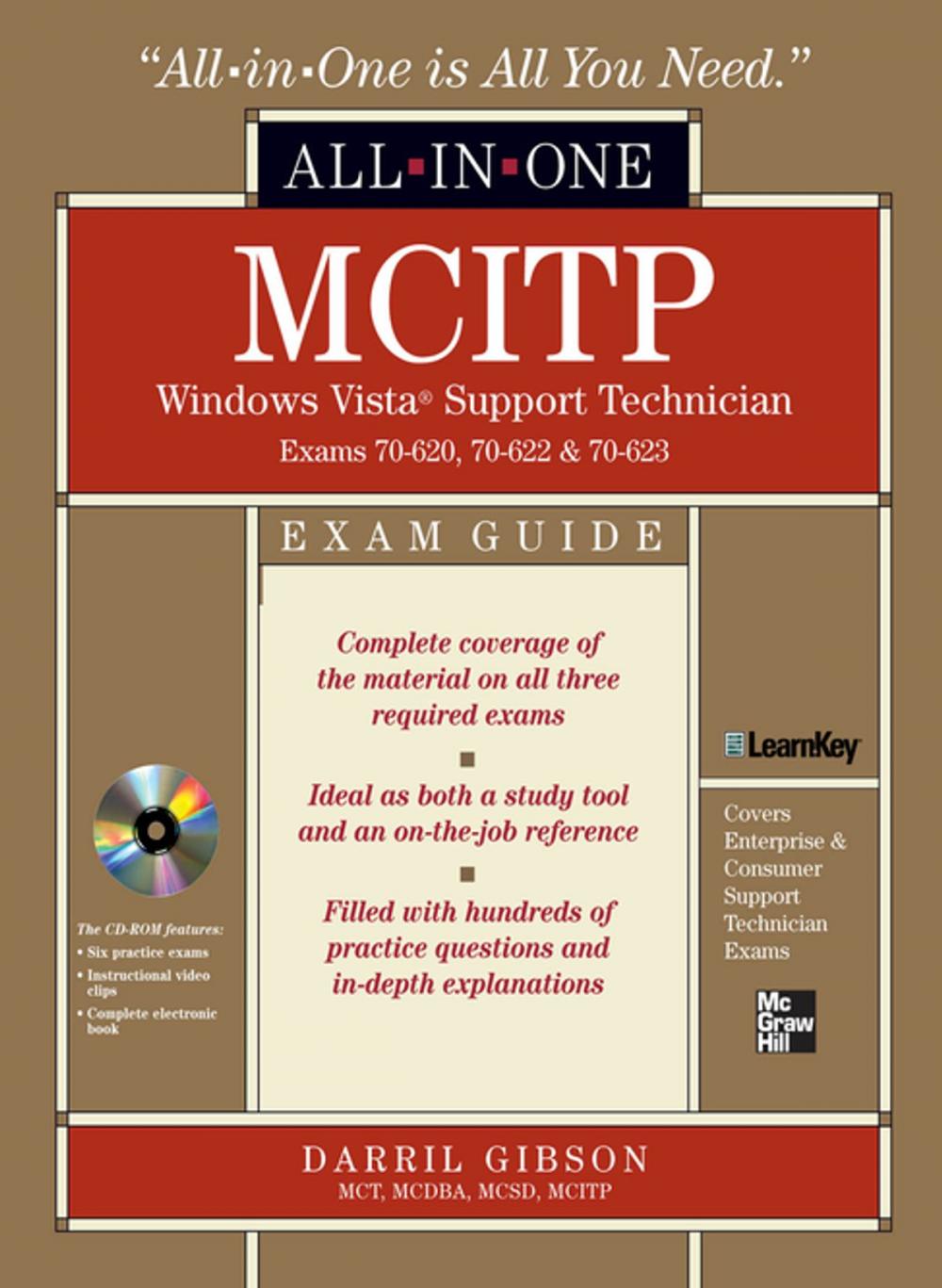 Big bigCover of MCITP Windows Vista Support Technician All-in-One Exam Guide (Exam 70-620, 70-622, & 70-623)