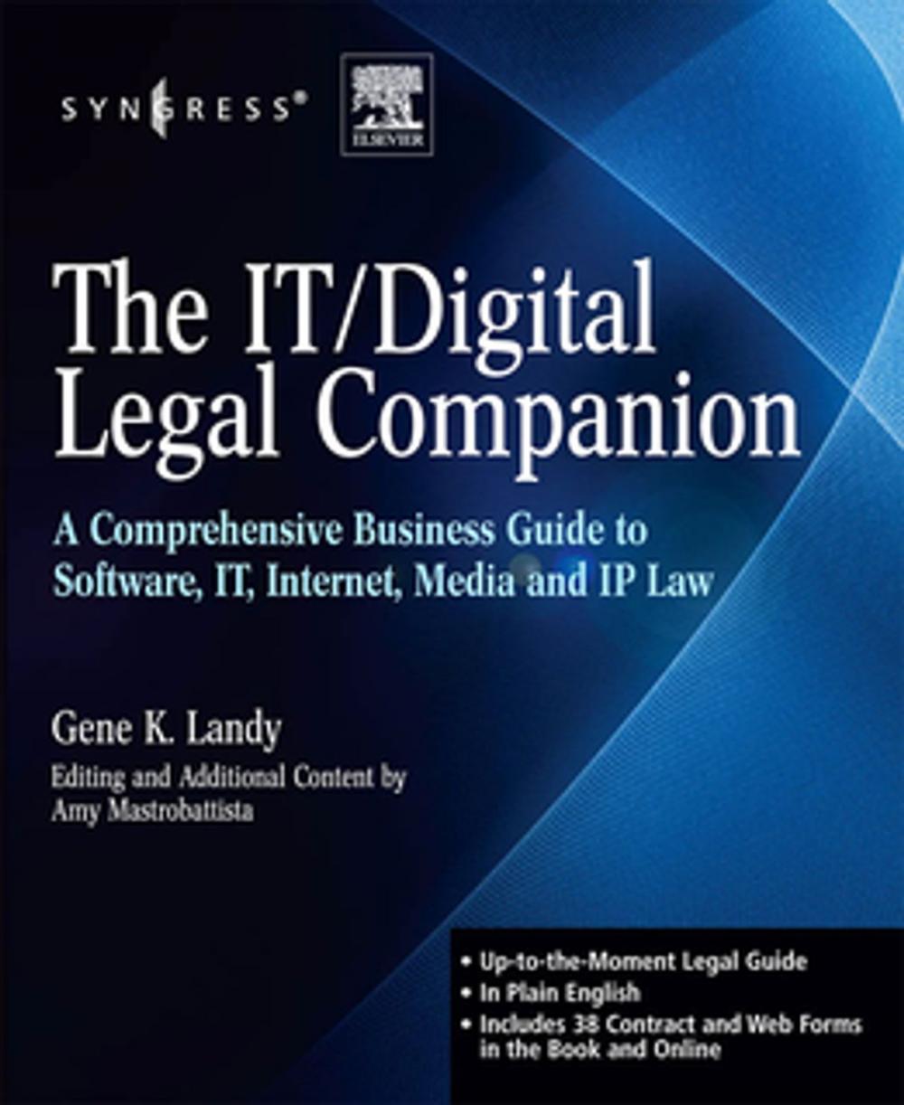 Big bigCover of The IT / Digital Legal Companion