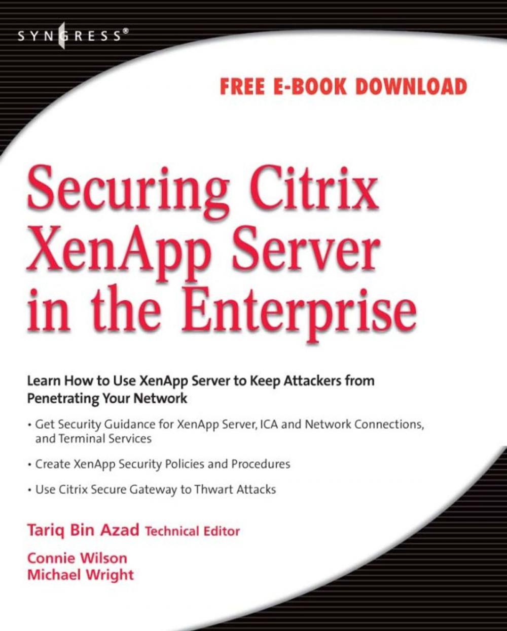 Big bigCover of Securing Citrix XenApp Server in the Enterprise
