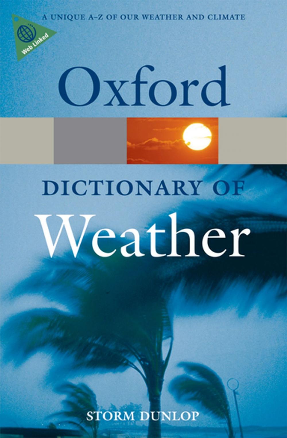 Big bigCover of A Dictionary of Weather