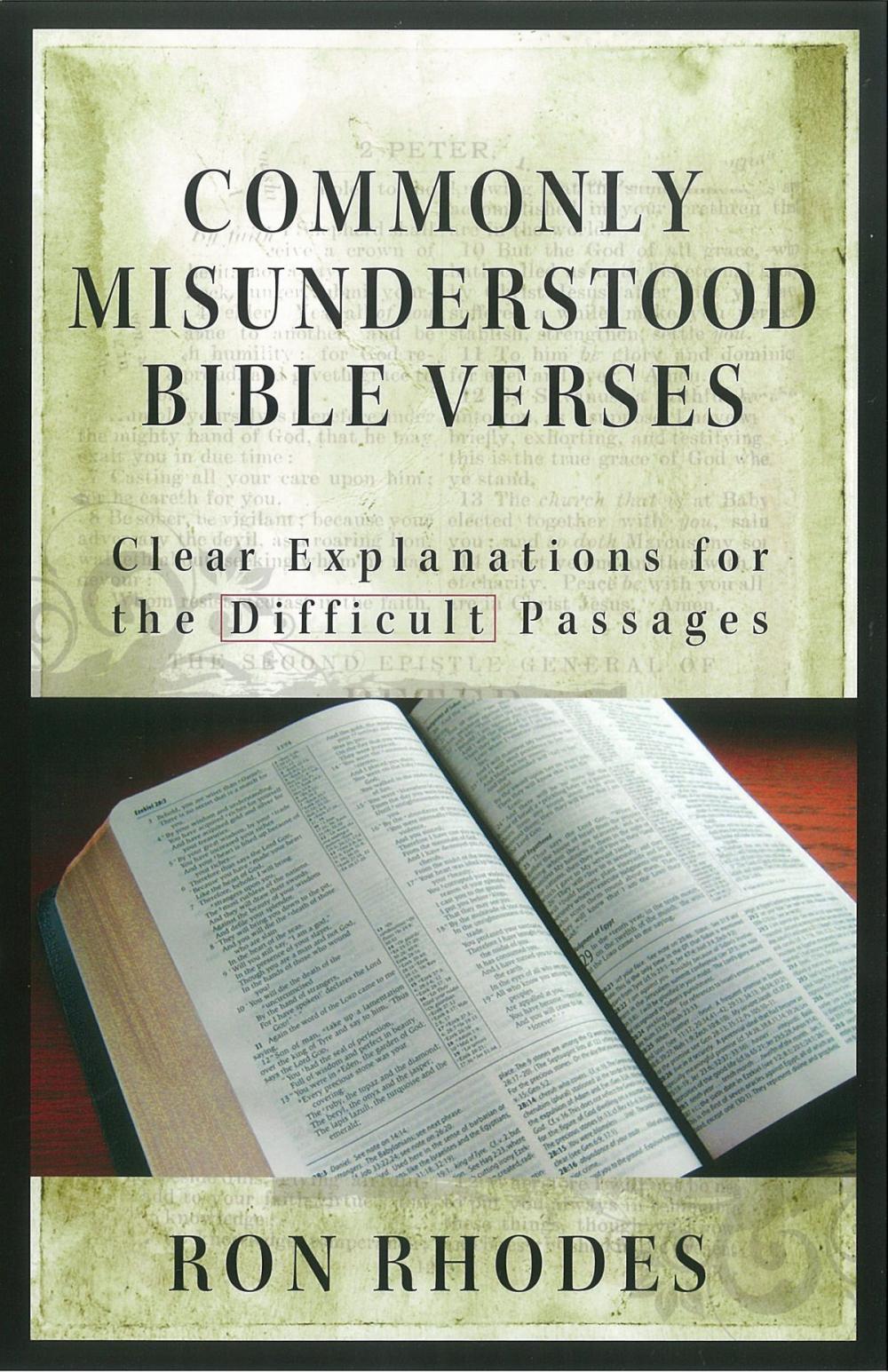 Big bigCover of Commonly Misunderstood Bible Verses