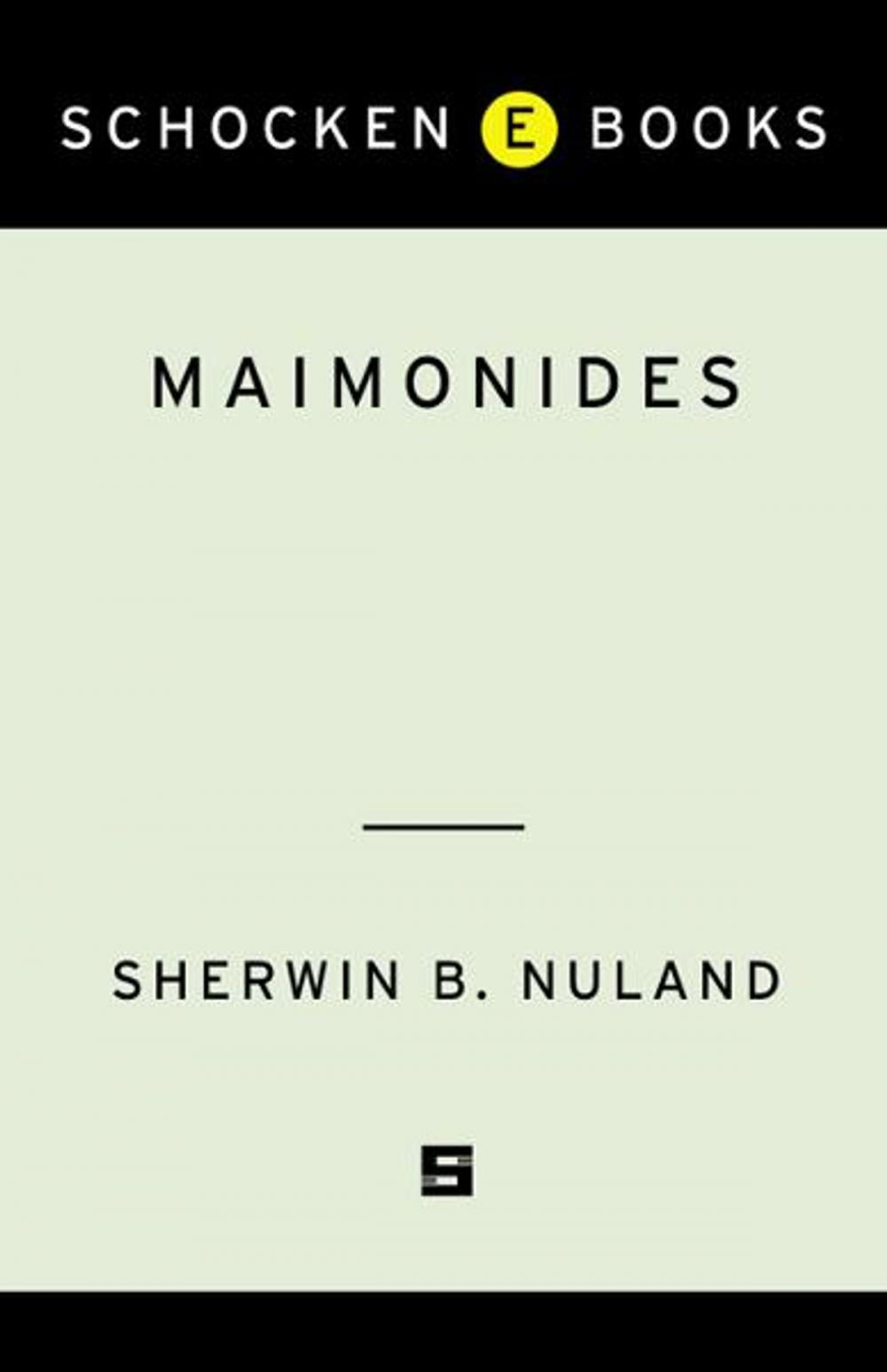 Big bigCover of Maimonides