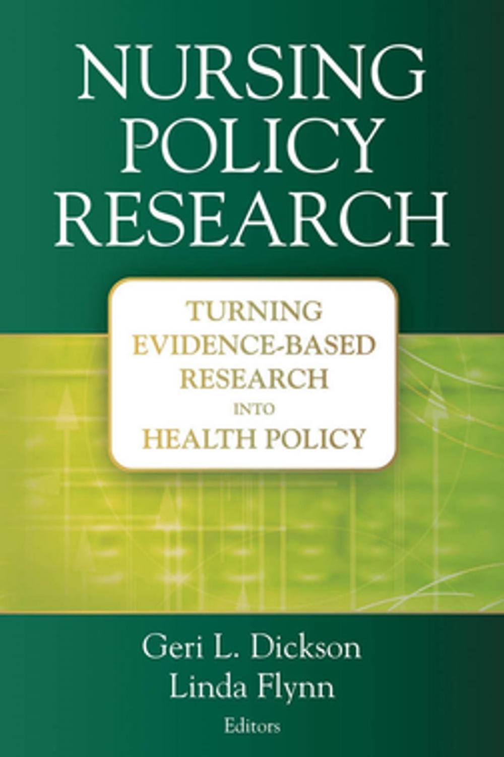 Big bigCover of Nursing Policy Research