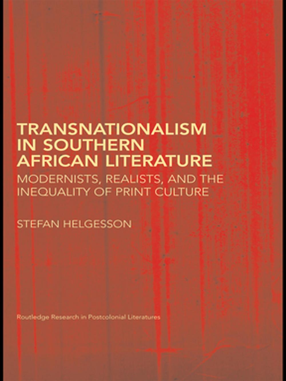 Big bigCover of Transnationalism in Southern African Literature