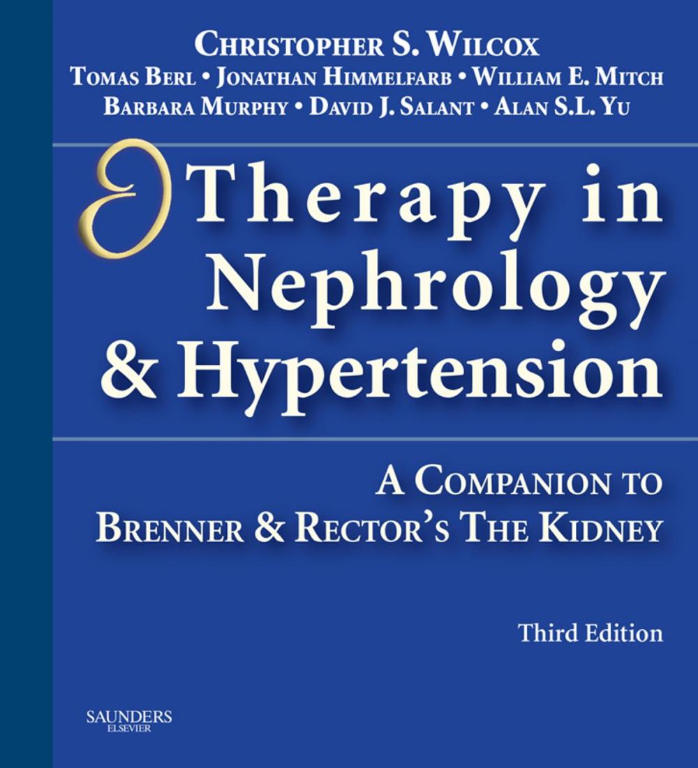 Big bigCover of Therapy in Nephrology and Hypertension E-Book