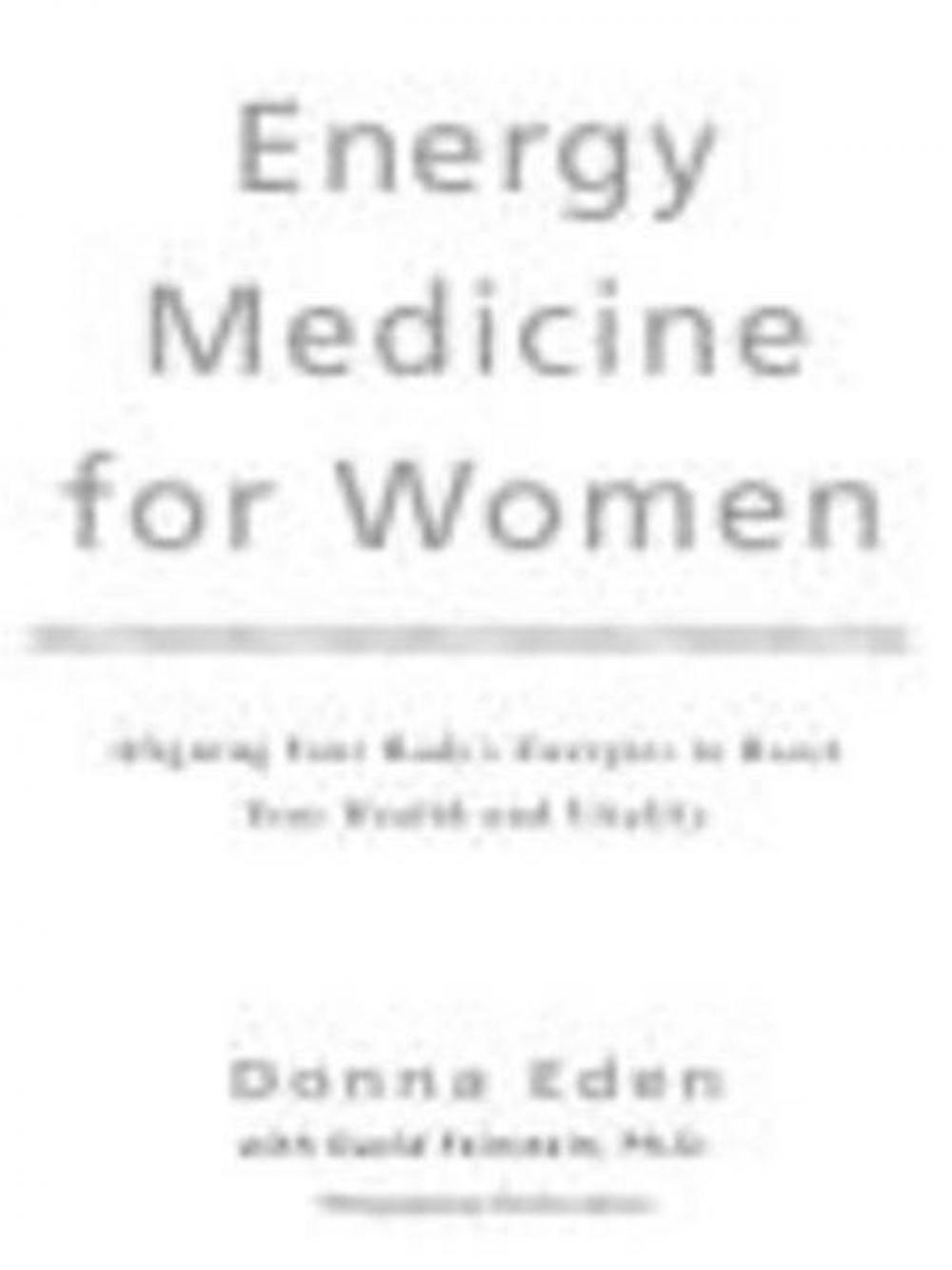 Big bigCover of Energy Medicine for Women