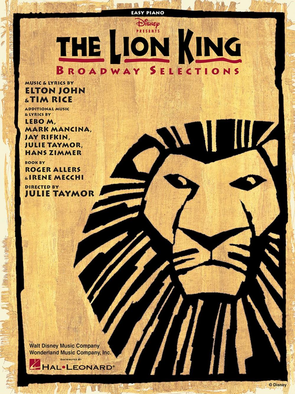 Big bigCover of The Lion King - Broadway Selections (Songbook)