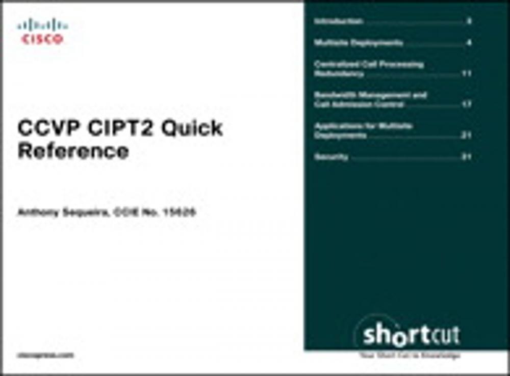 Big bigCover of CCVP CIPT2 Quick Reference