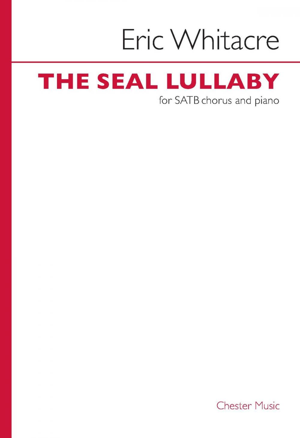 Big bigCover of Eric Whitacre: The Seal Lullaby