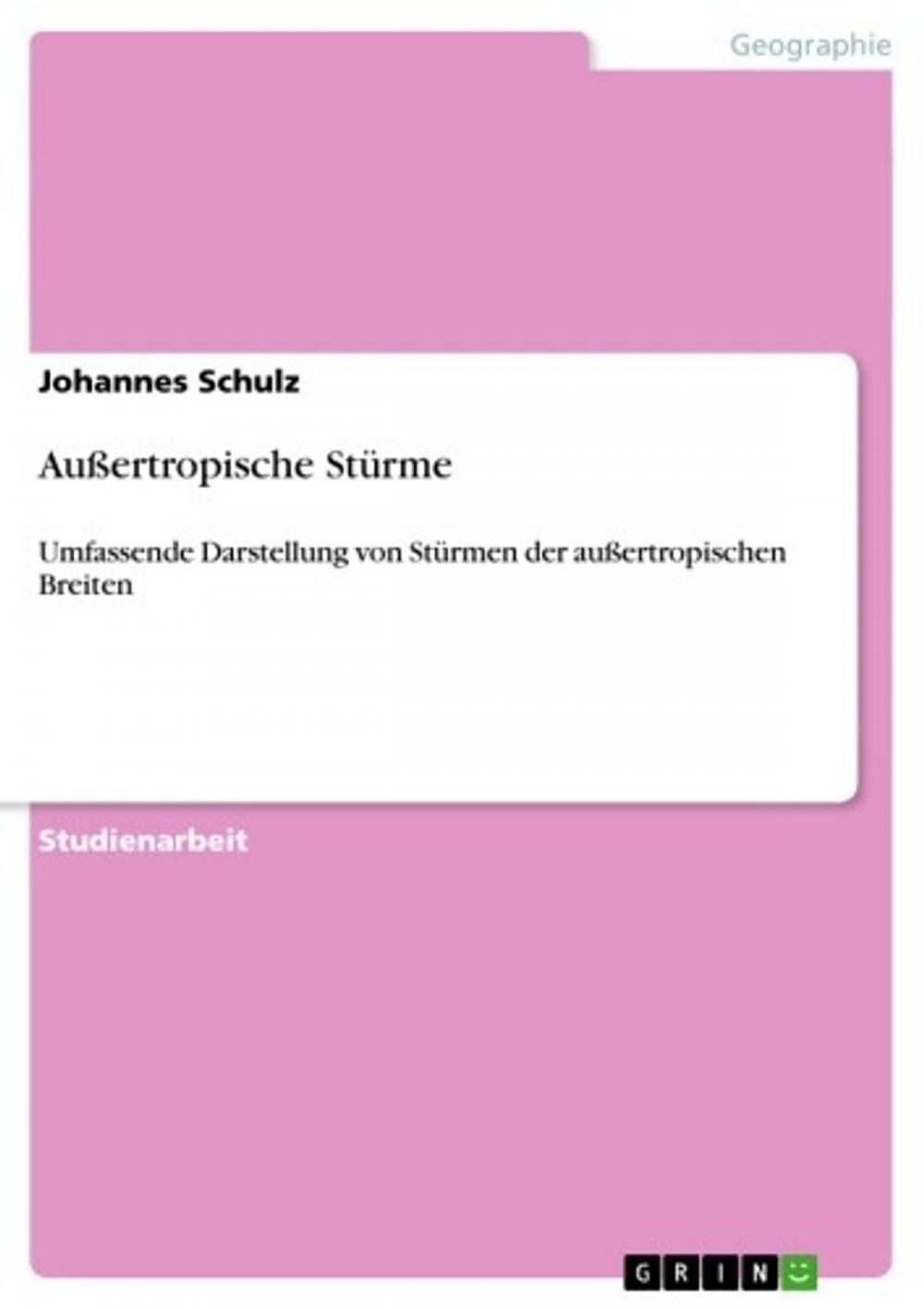 Big bigCover of Außertropische Stürme