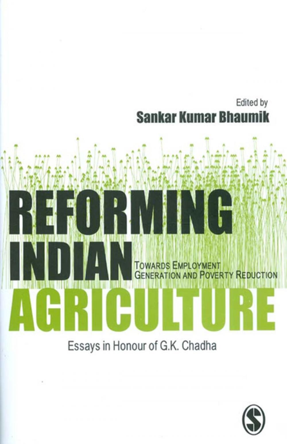 Big bigCover of Reforming Indian Agriculture