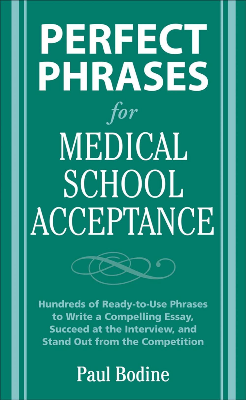 Big bigCover of Perfect Phrases for Medical School Acceptance