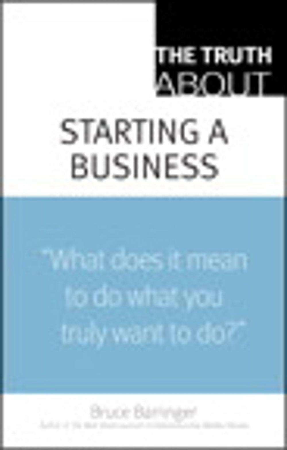 Big bigCover of The Truth About Starting a Business