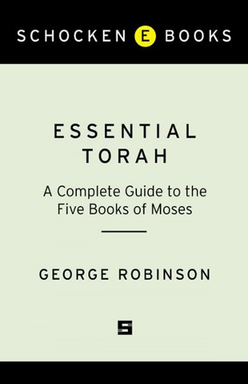 Big bigCover of Essential Torah