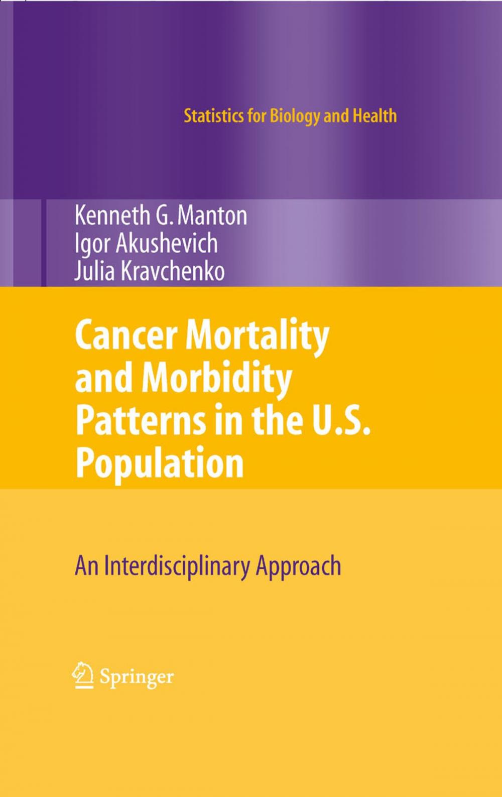 Big bigCover of Cancer Mortality and Morbidity Patterns in the U.S. Population