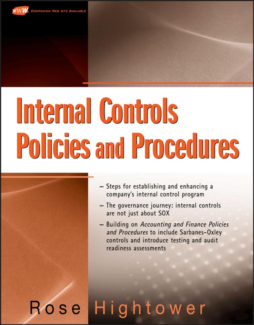 Big bigCover of Internal Controls Policies and Procedures