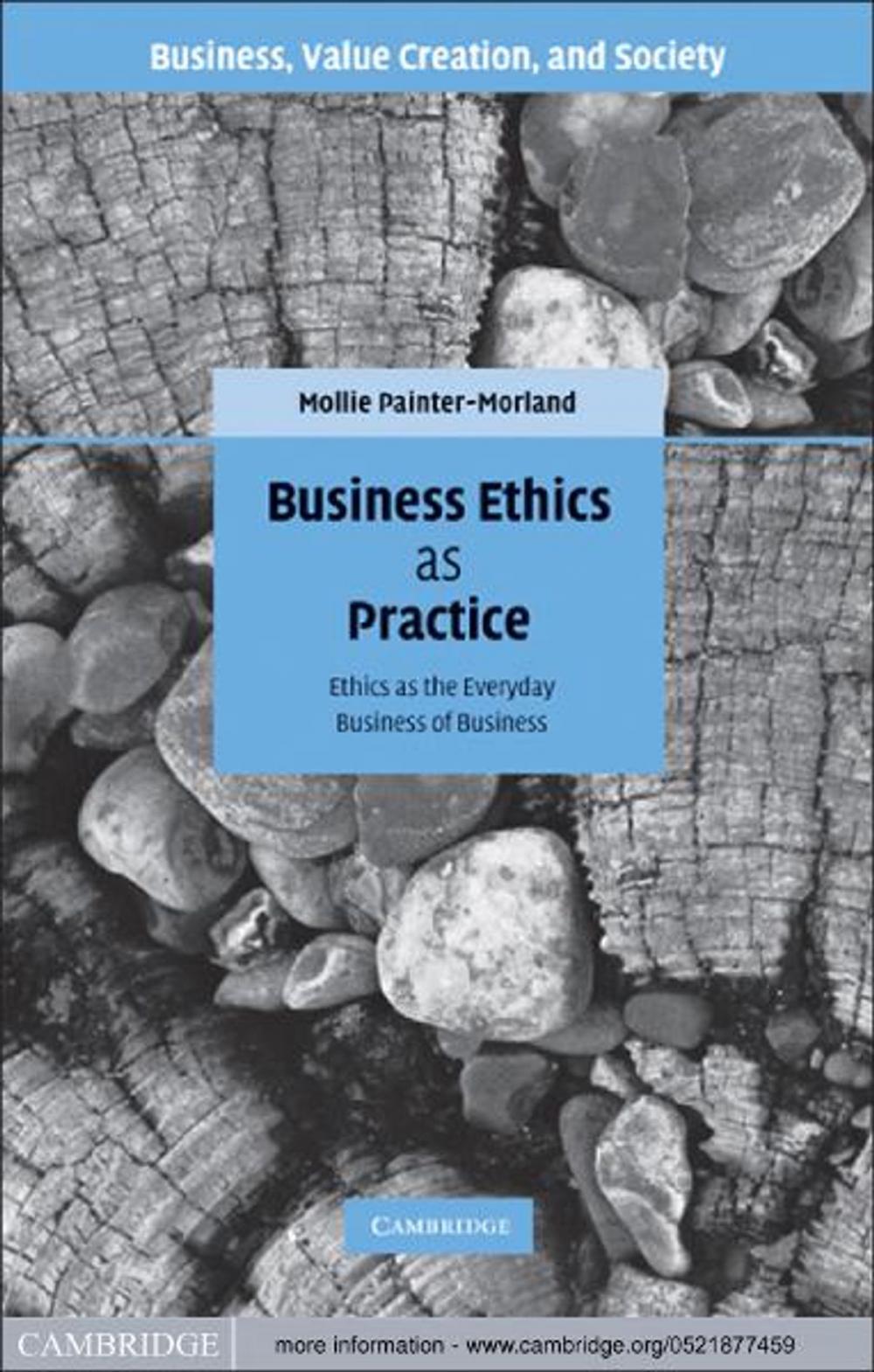 Big bigCover of Business Ethics as Practice