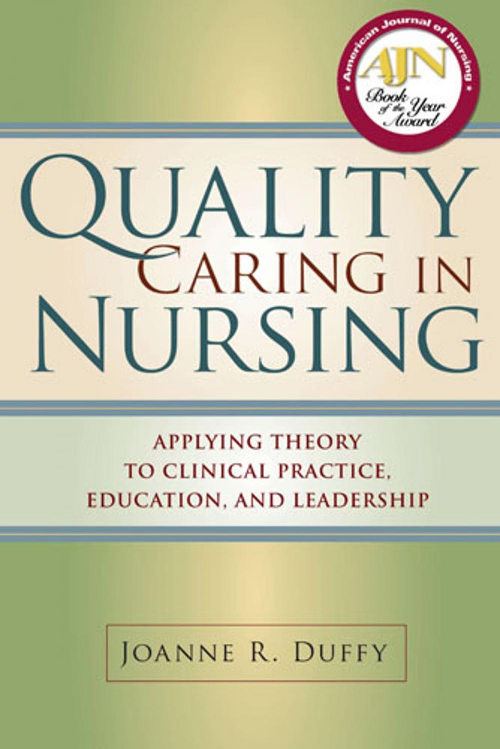 Big bigCover of Quality Caring in Nursing