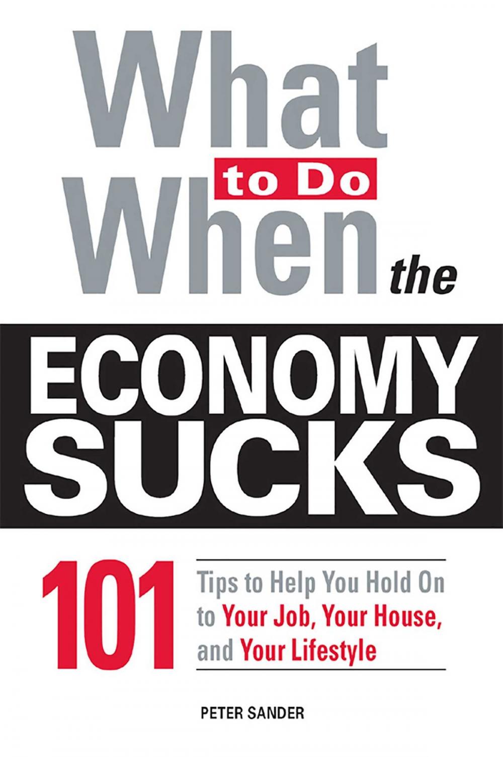 Big bigCover of What To Do When the Economy Sucks