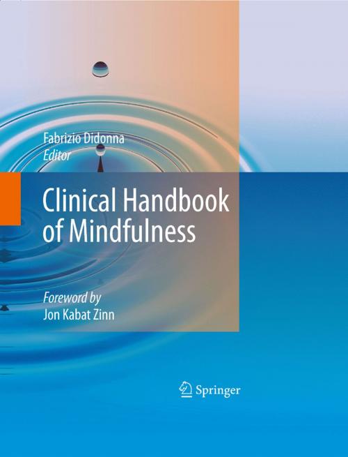 Cover of the book Clinical Handbook of Mindfulness by , Springer New York