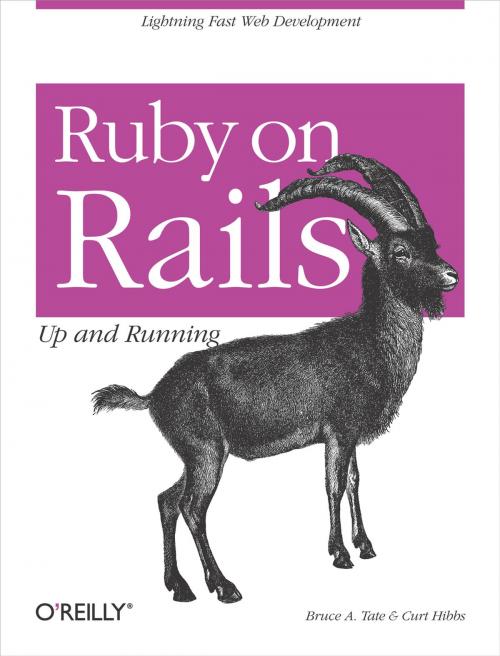 Cover of the book Ruby on Rails: Up and Running by Bruce A. Tate, Curt Hibbs, O'Reilly Media