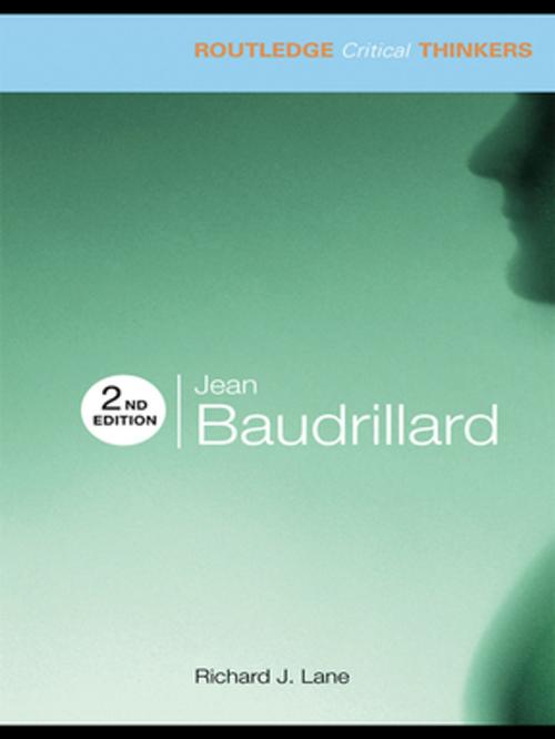 Cover of the book Jean Baudrillard by Richard J. Lane, Taylor and Francis