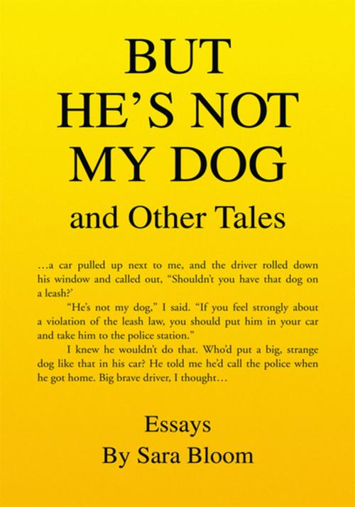 Cover of the book But He's Not My Dog by Sara Bloom, Xlibris US