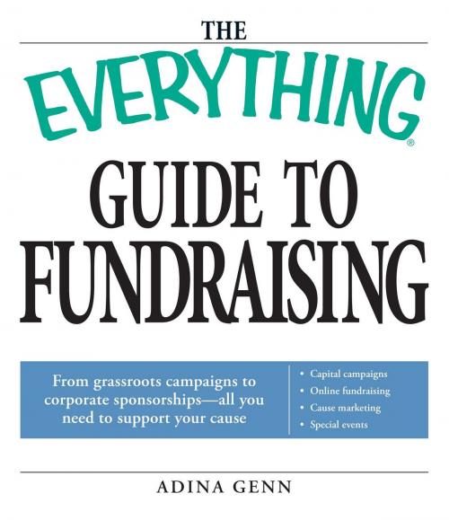 Cover of the book The Everything Guide to Fundraising Book by Adina Genn, Adams Media