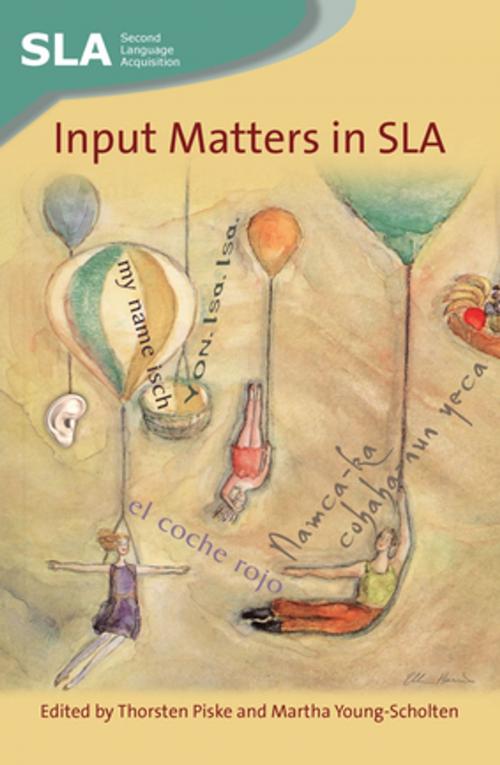 Cover of the book Input Matters in SLA by , Channel View Publications