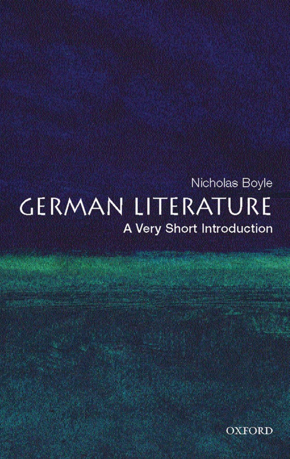 Big bigCover of German Literature: A Very Short Introduction