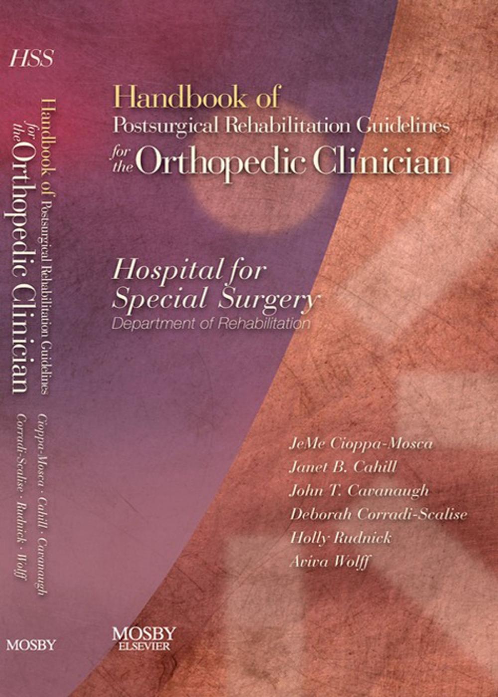 Big bigCover of Handbook of Postsurgical Rehabilitation Guidelines for the Orthopedic Clinician - E-Book