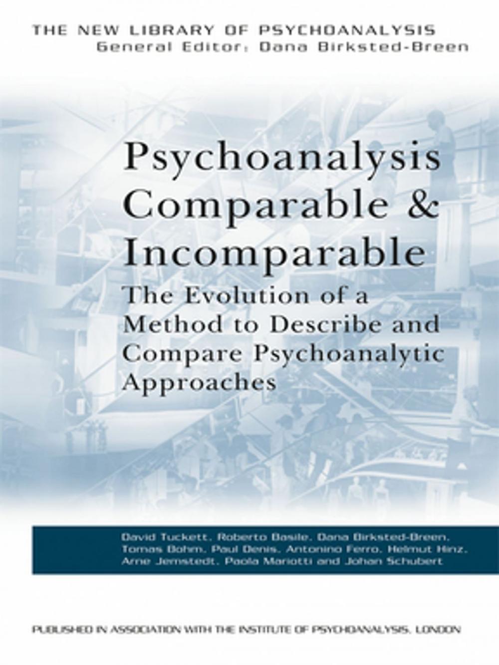 Big bigCover of Psychoanalysis Comparable and Incomparable