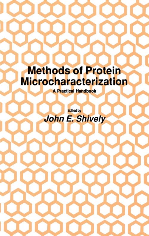 Cover of the book Methods of Protein Microcharacterization by John E. Shively, Humana Press