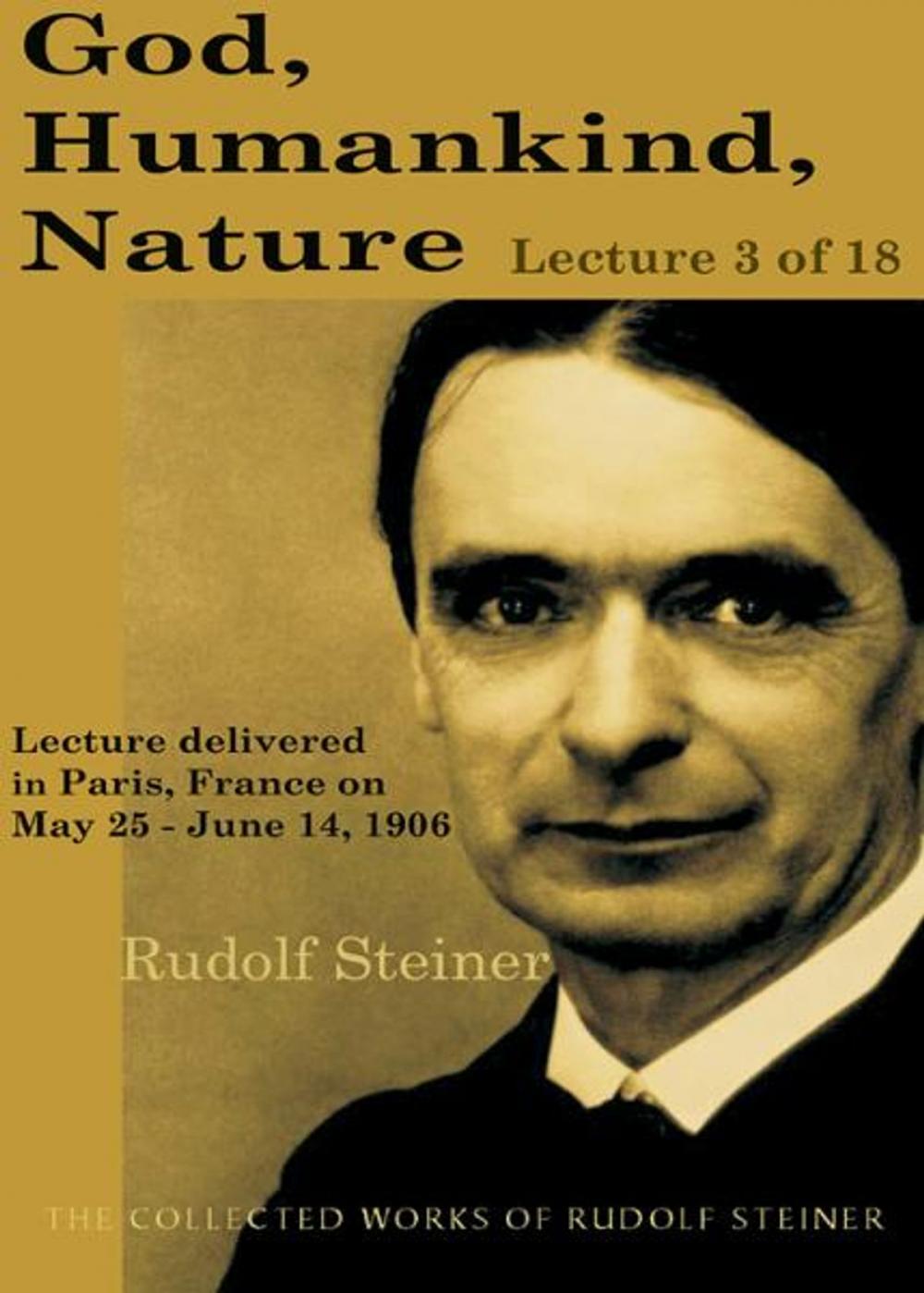 Big bigCover of God, Humankind, Nature: Lecture 3 of 18