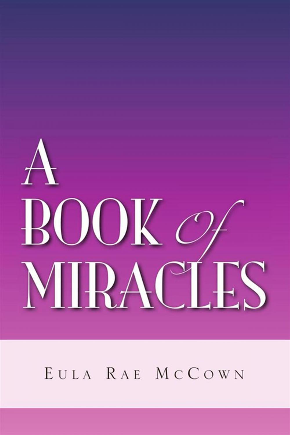 Big bigCover of A Book of Miracles